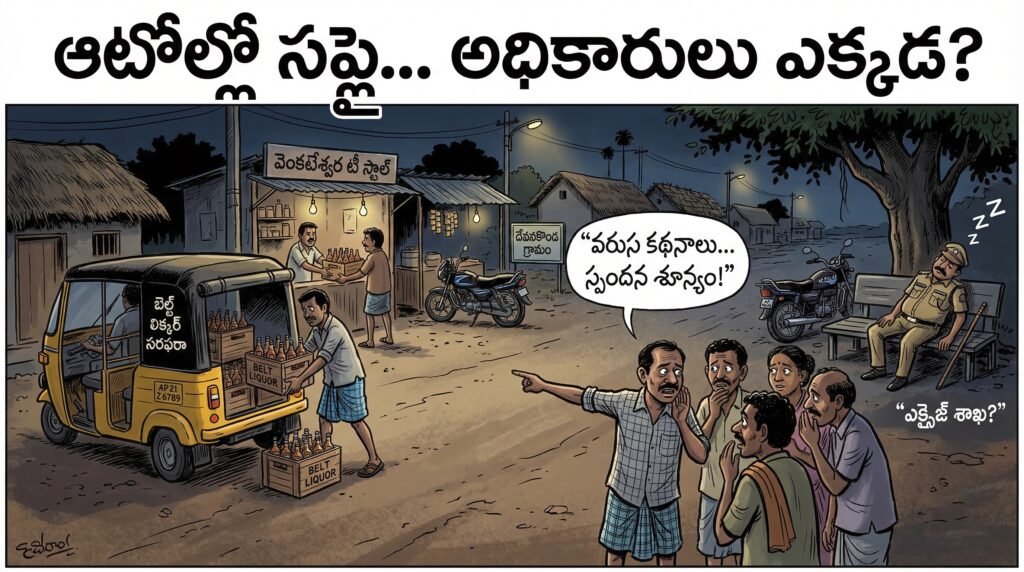 వరుస కథనాలు… స్పందన శూన్యం! ఎక్సైజ్ శాఖ మౌనం ఎందుకు?