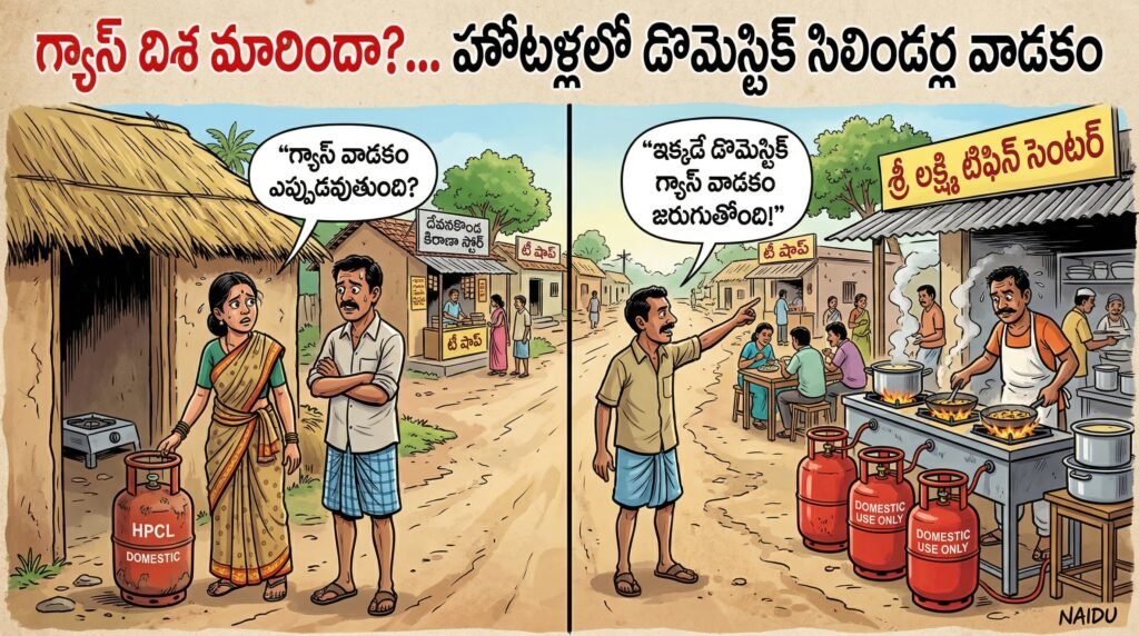 ఇంటి గ్యాస్ దారి మళ్లిందా?… దేవనకొండలో బయటపడుతున్న వాస్తవాలు