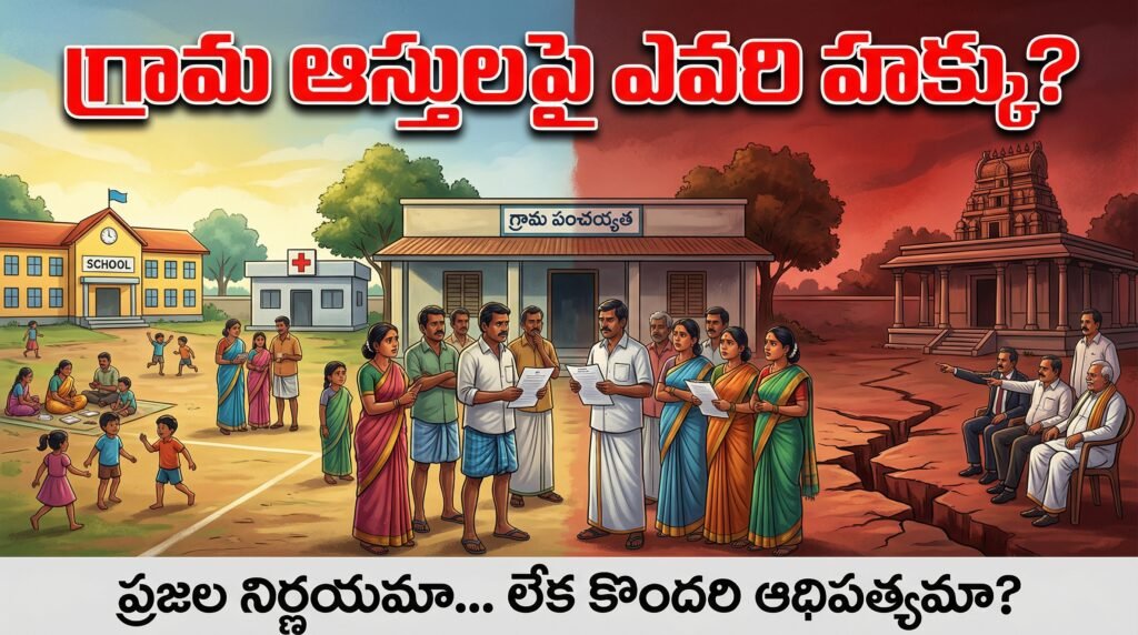 గ్రామ ఆస్తులపై ఎవరి హక్కు… ప్రజలదా? లేక కొందరి ఆధిపత్యమా?