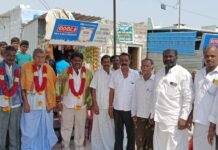 మొలగవల్లిలో మారెమ్మ దేవాలయ స్లాబ్ నిర్మాణం పూర్తి… దాతల సేవలకు ఘన సత్కారం